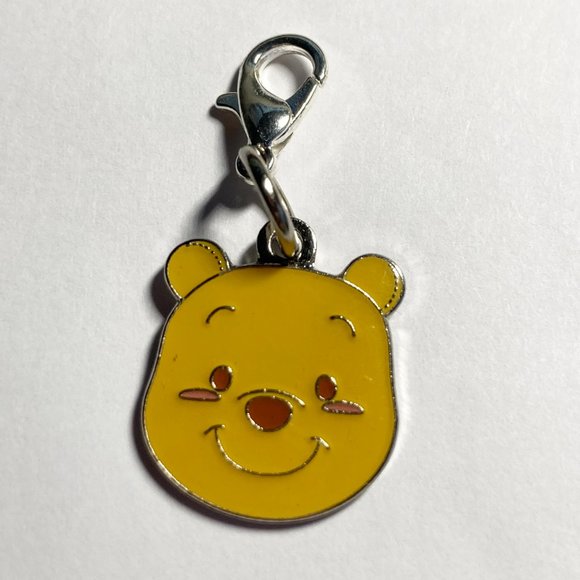 Vintage Disney Winnie The Pooh Tigger Eeyore 6 Charms Purse Zipper Pull Clip On - Picture 6 of 11